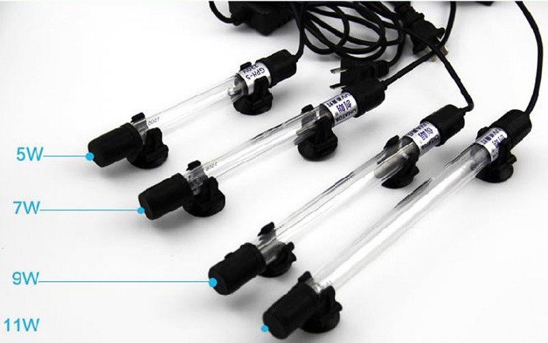 Đèn UV King diệt khuẩn chuyên dùng cho bể cá rồng có 4 kích thước và công suất khác nhau