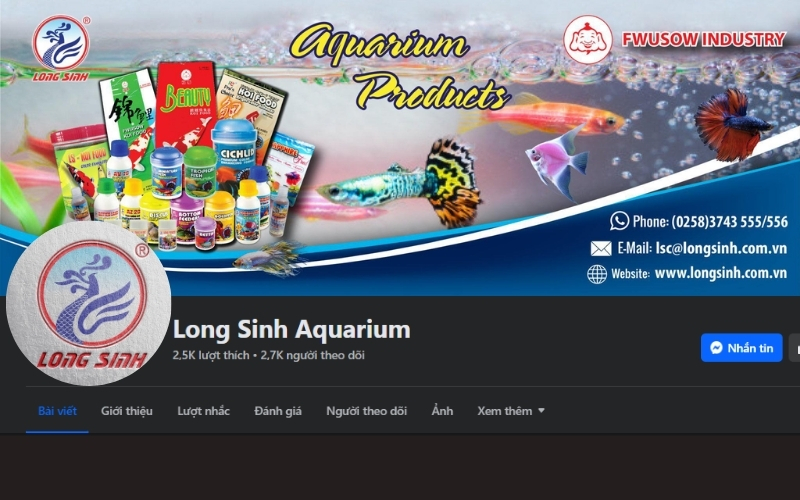 Long Sinh Aquarium chuyên bán cá cảnh tại Đà Nẵng