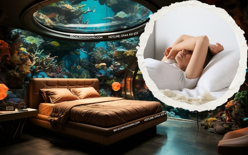 Khi bạn đặt hồ cá trong phòng ngủ sẽ ảnh hưởng rất nhiều đến giấc ngủ